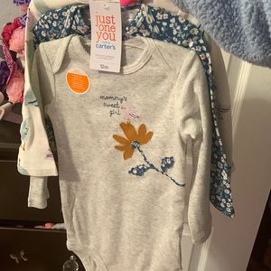 3 piece long sleeve onesies